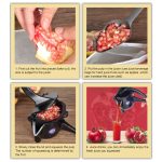 Abnehmbarer manueller Entsafter aus Aluminium für Zitronen, Wassermelonen und Orangen, Silver, Gold, Titanium Black, Rose Red, Black – Bild 7