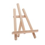 4 Stück Holz-Desktop-Handy-iPad-Ständer, flach, zusammenklappbar, Mini-Staffelei, Large, Small – Bild 2