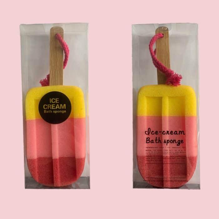 3 PCS Kreative Eis Form Küche Schwamm Wischen Stick Eis Schwamm Pinsel Küche Geschirrspülschwamm Scheuerschwamm, Ice Cream Shape Sponge – Bild 5