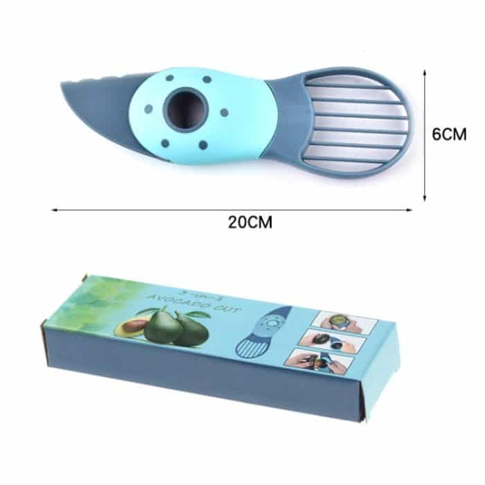 Avocadoschneider, multifunktionales Fruchtschneidegerät, Slicer, Entkerner, Schäler, Trenner – Bild 3