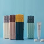 4-teiliges Reise-Waschbecher-Zahnbürstenbox, tragbares Set, kreative Geschäftsreise-Zahnaufbewahrungsbox – Bild 5