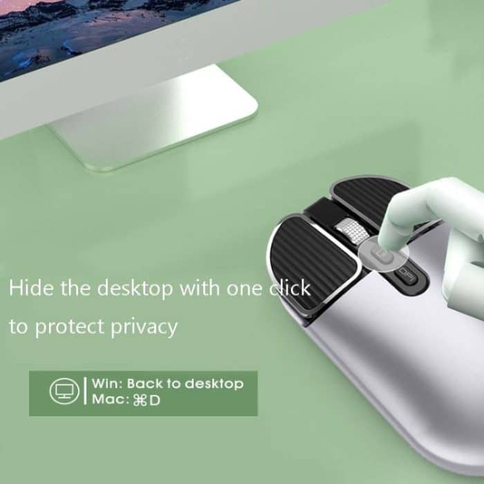 M203 2,4 GHz 5 Tasten 1600 DPI Drahtlose Optische Maus Computer Notebook Büro Hause Stille Maus, 2.4G, 2.4G+Bluetooth – Bild 4