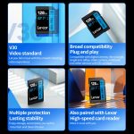 Lexar SD-800X Pro Hochgeschwindigkeits-SD-Karte für Spiegelreflexkameras, 32GB, 64GB, 128GB, 256GB, 512GB – Bild 3