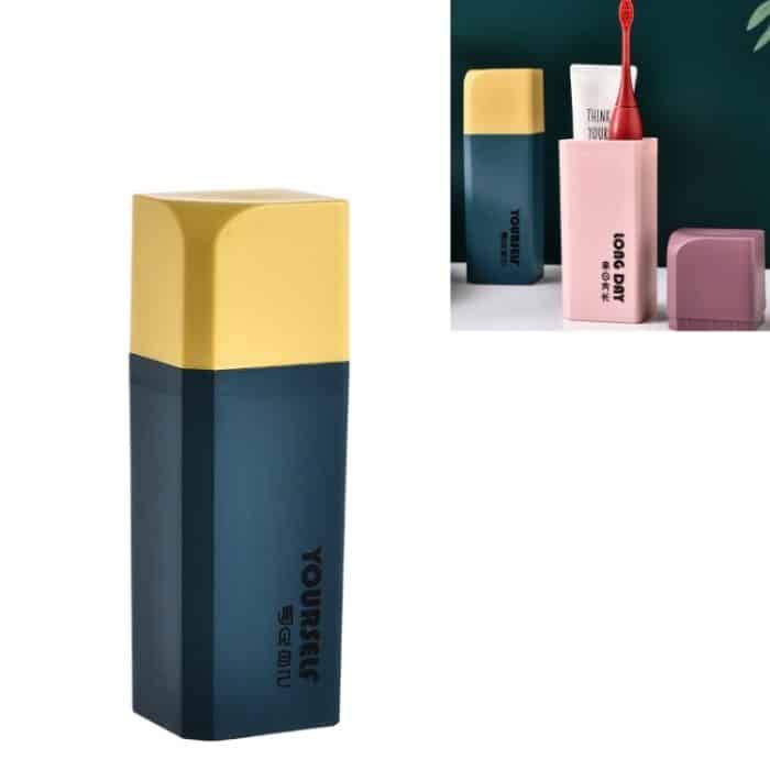 5-teiliges tragbares Zahnbürstenfass-Gurgelbecher, einfaches Reiseset – Bild 1