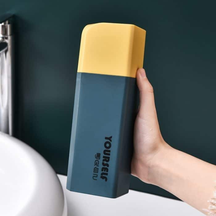 5-teiliges tragbares Zahnbürstenfass-Gurgelbecher, einfaches Reiseset – Bild 3