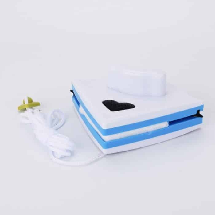 2 Stück doppelseitiger Glas-Fensterreiniger, dreieckig, multifunktionaler magnetischer Glasreiniger, 2 PCS (Green), 2 PCS (White) – Bild 2