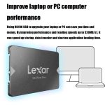 Lexar NS100 2,5-Zoll-SATA3-Notebook-Desktop-SSD-Solid-State-Laufwerk, 128GB, 256GB, 512GB, 1TB – Bild 6