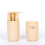 ETRAVEL Reise-Toilettenartikel, vierteiliges Set, Reise-Zahnbürstenetui