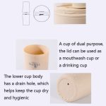 ETRAVEL Reise-Toilettenartikel, vierteiliges Set, Reise-Zahnbürstenetui – Bild 6