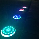 LED Solar Buried Lampe Edelstahl Outdoor RGB Gras Gartenleuchte – Bild 7