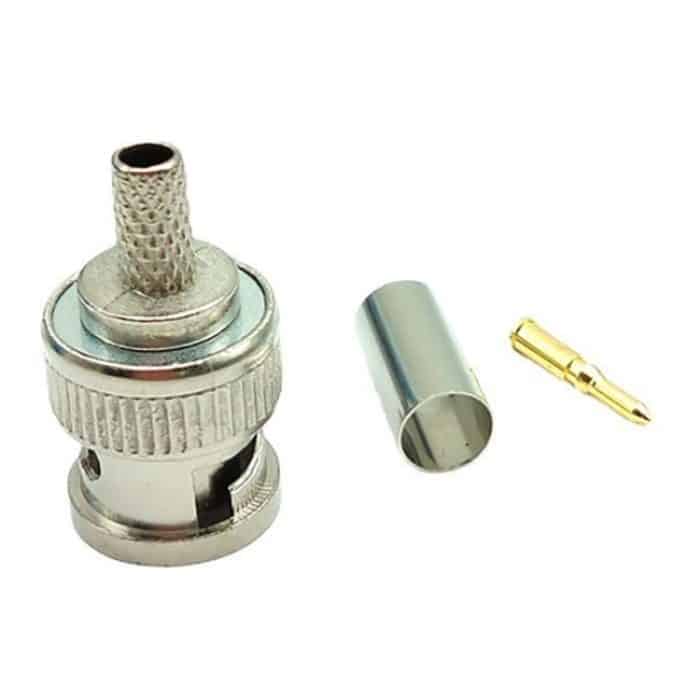 50 Stück kaltgepresster BNC-Stecker-Verdrahtungskopf RG58 RG59 RG6U, 58, 59, 60 – Bild 1