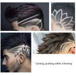 Farbverlauf Kleiner Haarschneider Retro Elektrischer Haarschneider USB Aufladen Elektrischer Haarschneider – Bild 6