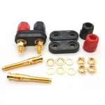 10 PCS Einteiliger Lautsprecher Sechskantiger Leistungsverstärkeranschluss mit zwei Positionen Roter und schwarzer sechseckiger Leistungsanschluss mit zwei Anschlüssen – Bild 5