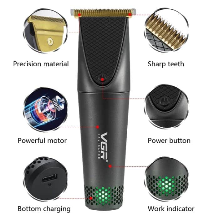 VGR Men Household Electric Haarschneidemaschinen Haarschneidemaschinen für Friseursalons – Bild 3