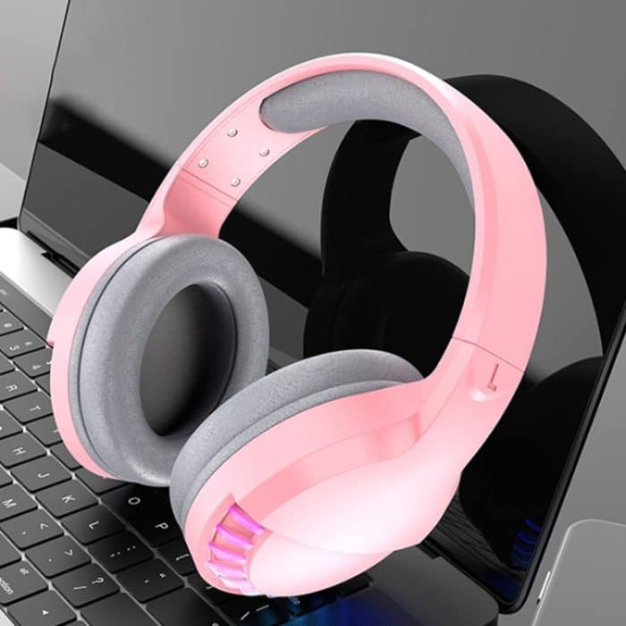 SH33 Bluetooth Wired Dual-Mode RGB Headset Handy Heavy Bass Noise Reduction Gaming Headset – Bild 1
