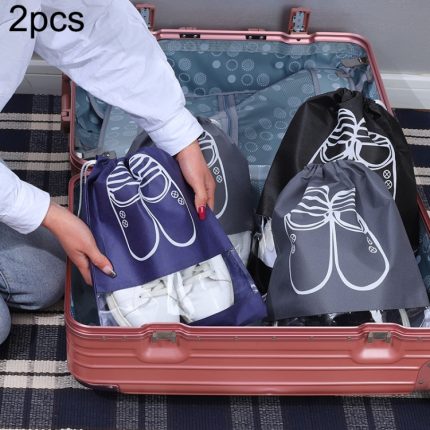 15 Stück Reise-Schuhträger-Aufbewahrungstasche, wasserdicht, tragbar, große Kapazität, Schuhtasche, zufällige Farbe, Medium, Large