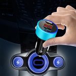 2 PCS Aluminium Ring 5V3.1A Display Auto Ladegerät QC3.0 + 3.1A Aluminium Legierung Multifunktions Halo Digital Display Auto Ladegerät, WMY-C030 (Gold), WMY-C030 (Snow Silver), WMY-C030 (Elegant Black), WMY-C030 (Sapphire Blue), WMY-C030 (Champagne Red) – Bild 3