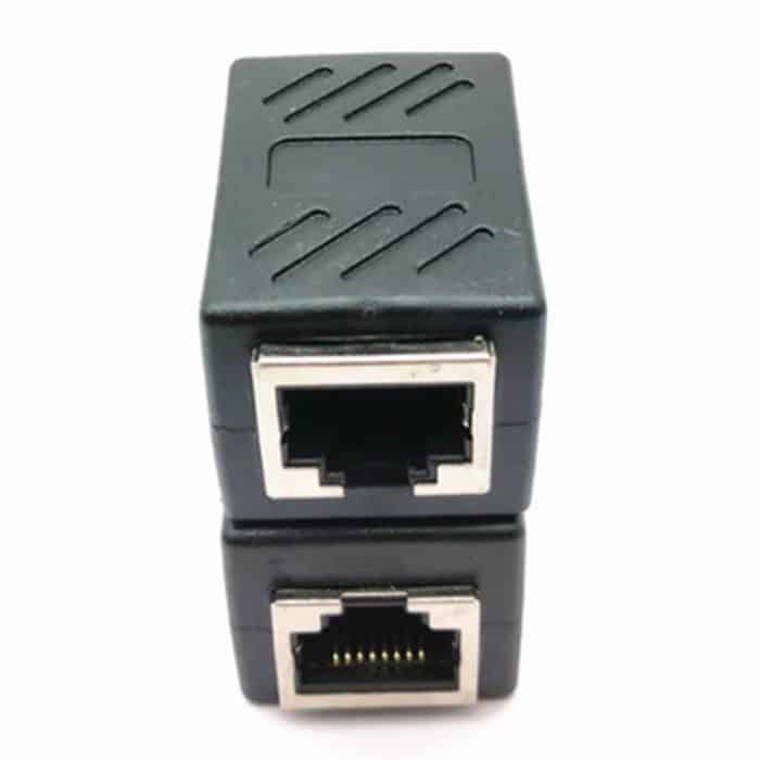 10 PCS-Netzwerkgerader RJ45-Netzwerkkabelanschluss Stoßverbindung 8P8C Geschirmter Doppelpasskopf – Bild 3