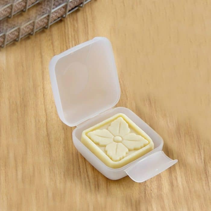 10 Stück handgefertigte Reise-Seifenschale, tragbar, mit Deckelverschluss, Abflussdichtung, Seifenschale, Small, Large – Bild 2