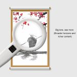 Tragbares hochauflösendes Objektiv mit LED-Licht-Lese- und Wartungslupe für ältere Menschen, 95mm 10 Times, 110mm 30 Times Double Lens – Bild 10