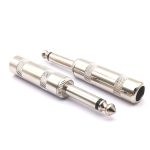 10 PCS 6,35 mm Zwei-Kern-Audio-Schweiß-Mono-Mixer-Mikrofon-Lautsprecherstecker – Bild 4