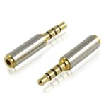 10 PCS 2.5 Vierstufiger Revolution to 3.5-Adapter für Mobiltelefone Headset-Adapter