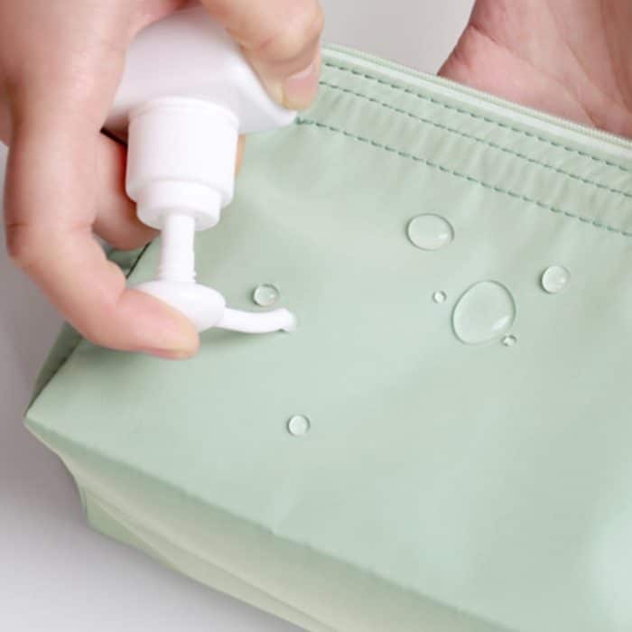 4 Stück wasserdichte Kosmetiktasche für Reisen, tragbare Toilettentasche, multifunktionale Aufbewahrungstasche – Bild 4