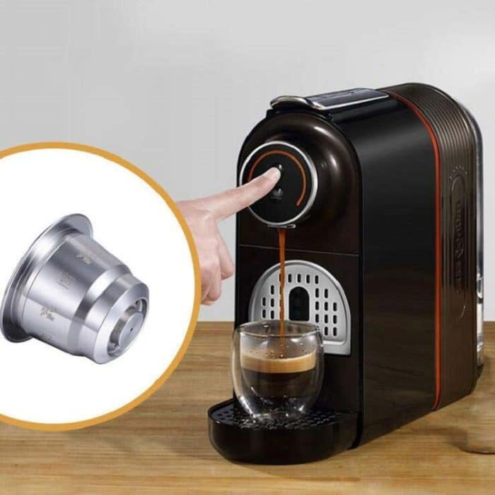 Wiederverwendbare Kaffeekapseln aus Edelstahl mit mehrfach befüllbaren Kaffeefiltern, Coffee Capsules – Bild 1