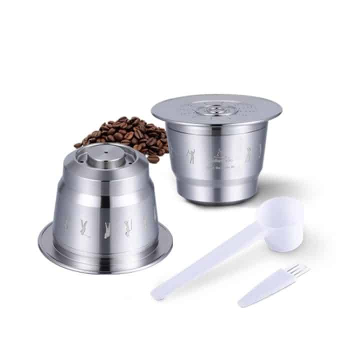 Wiederverwendbare Kaffeekapseln aus Edelstahl mit mehrfach befüllbaren Kaffeefiltern, Coffee Capsules – Bild 4
