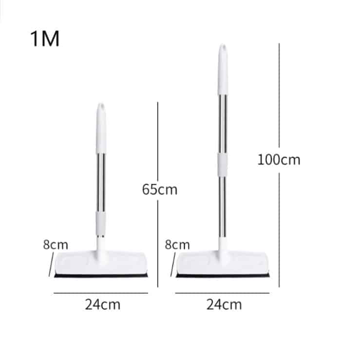 Einziehbare Bodenbürste zum Reinigen und Wischen von Badezimmern. Dual-Purpose-Bürste. Langstielige Borsten-Bodenbürste, 1M, 1.4M – Bild 9