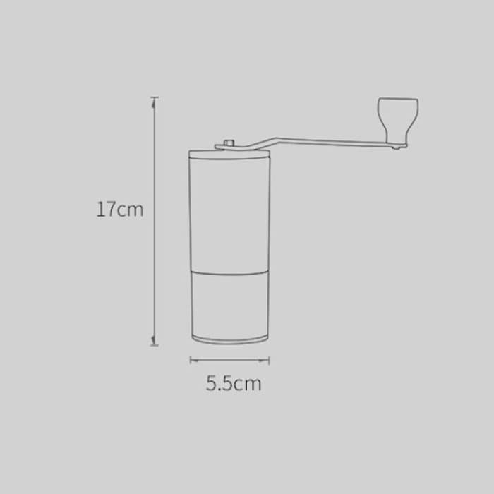Haushalt Tragbare Handkurbel Kaffeemaschine Abnehmbare Manuelle Mühle Kaffeemühle, M3 Without Logo – Bild 6