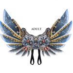 Halloween Karneval verkleiden Erwachsene Kinder mechanische Punk dekorative Flügel, Adult, Child – Bild 2