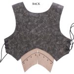 Halloween Karneval Bühne Requisiten Erwachsene PU Leder Samurai Cosplay Rüstung, One Size – Bild 5