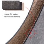 Halloween Karneval Bühne Requisiten Erwachsene PU Leder Samurai Cosplay Rüstung, One Size – Bild 8