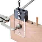 4 Teile/satz Holzbearbeitung Loch Locator Holzbearbeitung Spezielle Loch Set Vorrichtung Kleine Vertikale Bohren Loch Positionierung Werkzeug, A 1/2 inch, B 3/8 inch, C 1/4 inch – Bild 6