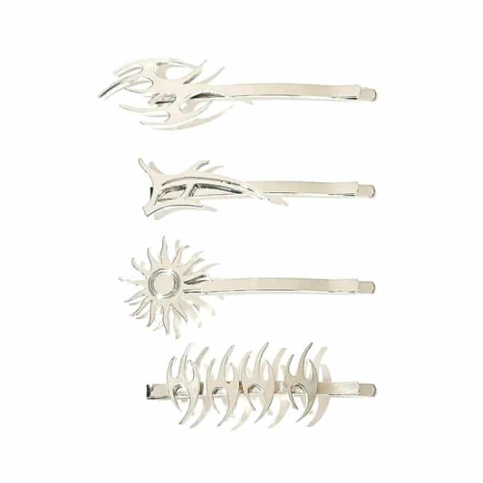 TBD04632513.jpg 3 Sets Halloween Rock-Sun Flamme Word-Clip Metal Side Clip Bangs Clip – Bild 1