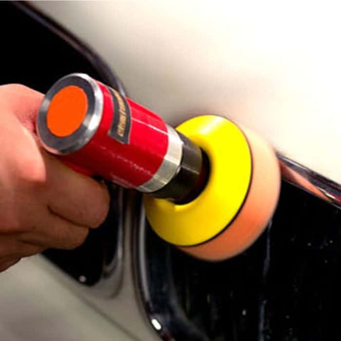 5 Stück Polierscheibe, selbstklebende Schwammscheibe, pneumatischer Schleifpapier-Saugnapf, 80mm M10, 100mm M10, 100mm M14, 125mm M10, 125mm M14, 150mm M14, 150mm M16, 180mm M14 – Bild 6