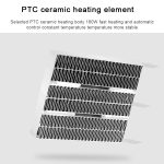 Einziehbarer Schuhtrockner, 220 V, elektrischer Trockner für die Sterilisation von Schuhen, Stiefeln, Handschuhen und Deodorants, Retractable Shoe Dryer – Bild 7