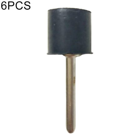 6 Stück Gummirad-Pleuel-Schleifpapier-Ring-Befestigungsstange, ohne Schleifpapier-Ring, 12.7MM 3.15MM, 6.35MM 3.15MM, 12.7MM 2.3MM, 6.35MM 2.3MM