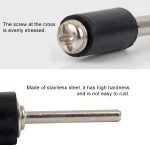 6 Stück Gummirad-Pleuel-Schleifpapier-Ring-Befestigungsstange, ohne Schleifpapier-Ring, 12.7MM 3.15MM, 6.35MM 3.15MM, 12.7MM 2.3MM, 6.35MM 2.3MM – Bild 4