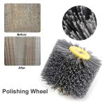 Schleifdraht-Ziehrad, Holzmaserungsreduzierung, Sanierungs-Ziehrad, 80 Mesh, 120 Mesh, 150 Mesh, 180 Mesh, 240 Mesh, 320 Mesh – Bild 4