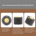 Schleifdraht-Ziehrad, Holzmaserungsreduzierung, Sanierungs-Ziehrad, 80 Mesh, 120 Mesh, 150 Mesh, 180 Mesh, 240 Mesh, 320 Mesh – Bild 5