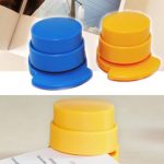 Kein Heftpapier Loseblatthefter Luft Nadelfreier Binder, zufällige Farblieferung – Bild 2