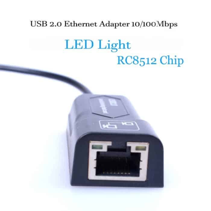 USB-auf-RJ45-10/100-Mbit/s-USB-Ethernet-Adapter-Netzwerkkarte, USB 2.0 100Mbps – Bild 3