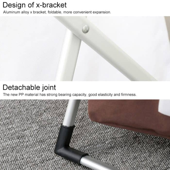 Wäschekorb mit zwei Gittern, Oxford-Stoff, schmutzige Kleidung, wasserdichte Aufbewahrungstasche, faltbarer Korb, Badezimmerkorb, 2 Grid – Bild 3