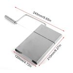 2 Stück Edelstahl-Käseschneider, Butter-Schneidebrett, Küchenutensilien, Cheese Slicer 1 – Bild 5