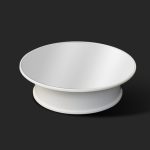 30 cm, 360 Grad, elektrisch drehbarer Drehteller, Präsentationsständer, Spiegelplatte, Videoaufnahme-Requisiten, Drehteller für Fotografie, Belastung 4 kg (weiß), 30cm Mirror Top(White) – Bild 2