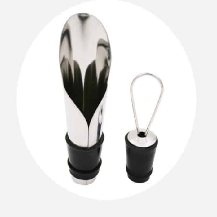 Ein Paar Ausgießer aus Edelstahl, Stainless Steel Pourers – Bild 2