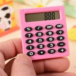Taschen-Cartoon-Mini-Rechner, Bonbonfarben, Handmünzenbatterien, Berechnungstool, Pocket Mini Calculator – Bild 7