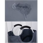 Tragbarer, wasserdichter Wäschekorb für schmutzige Kleidung, großer zusammenklappbarer Wäschekorb – Bild 6